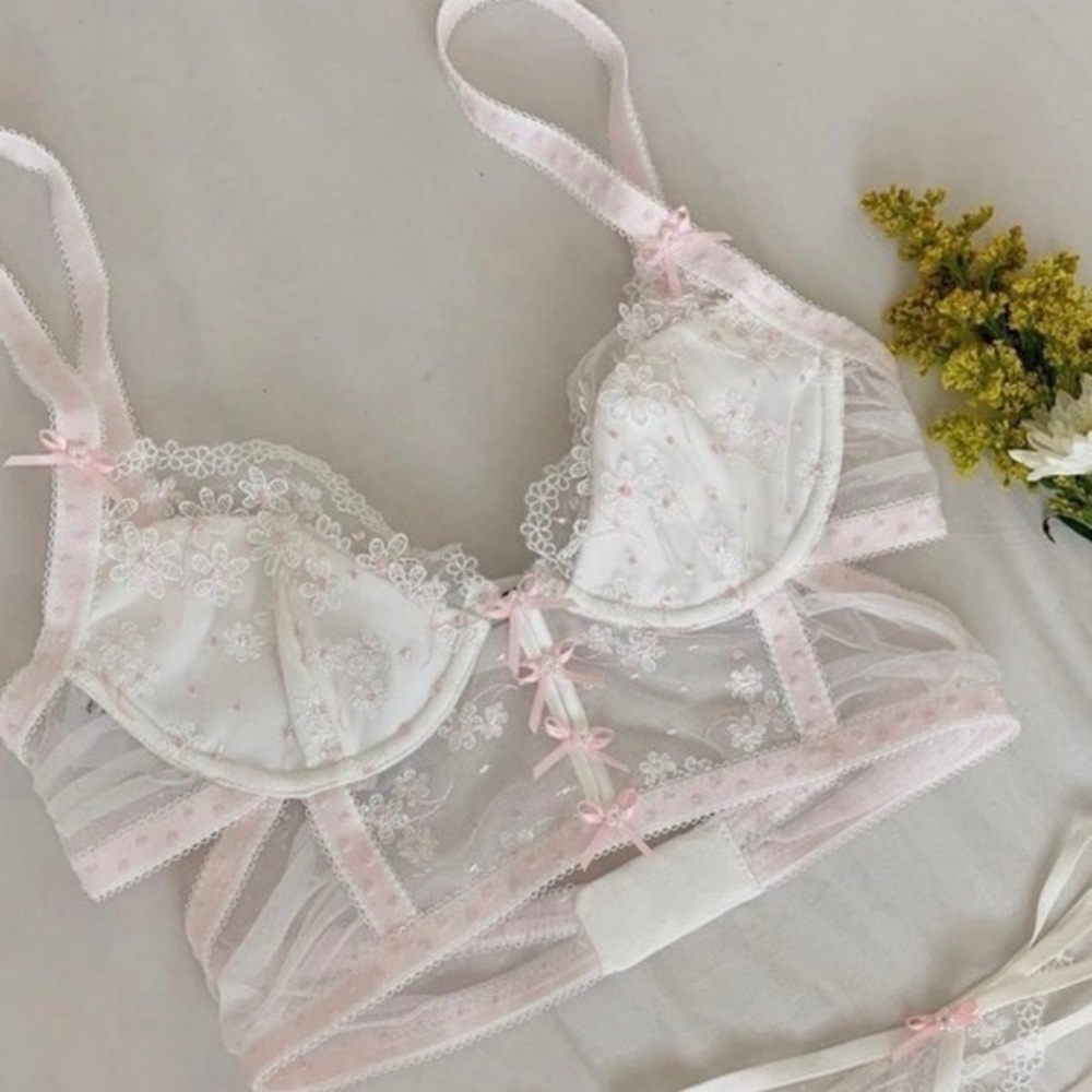 For Love and Lemons XXS Evie Longline Bra